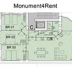 Appartement 1,399 Sq Ft Historic Landmark, Checkpoint Charlie *